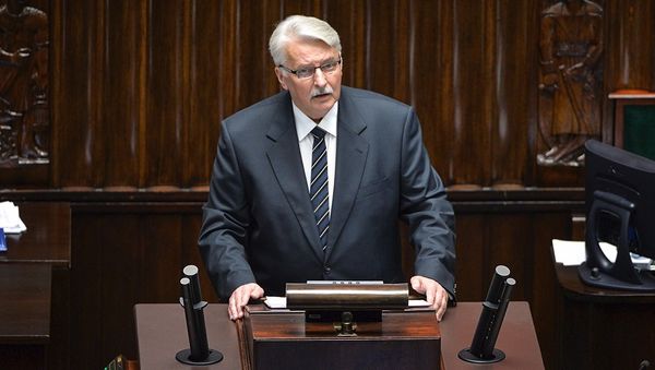Польский министр иностранных дел Витольд Ващиковский - Sputnik Азербайджан