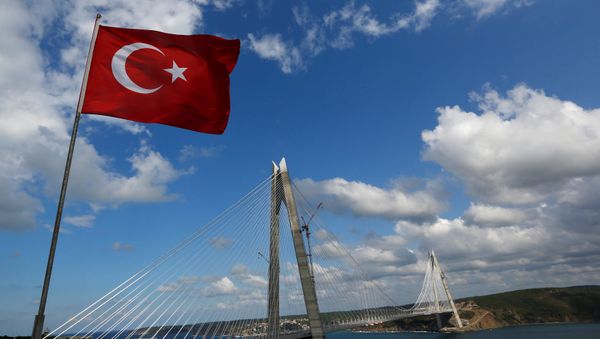 Yavuz Sultan Səlim körpüsünün açılış mərasimi. İstanbul, 26 avqust 2016-cı il - Sputnik Азербайджан