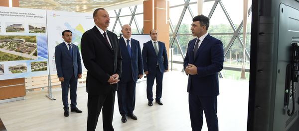 Президент Ильхам Алиев открыл в Масаллы комплекс ASAN həyat - Sputnik Азербайджан