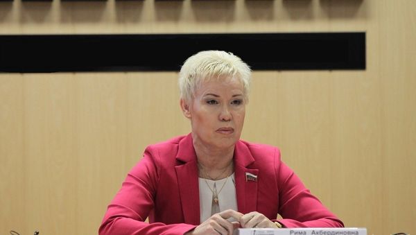 Тринадцатикратная паралимпийская чемпионка, депутат Госдумы РФ Рима Баталова - Sputnik Азербайджан