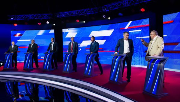 Теледебаты с Владимиром Жириновским - Sputnik Азербайджан