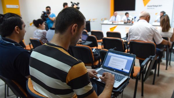 Пресс-конференция в Международном пресс-центре Sputnik Азербайджан - Sputnik Азербайджан