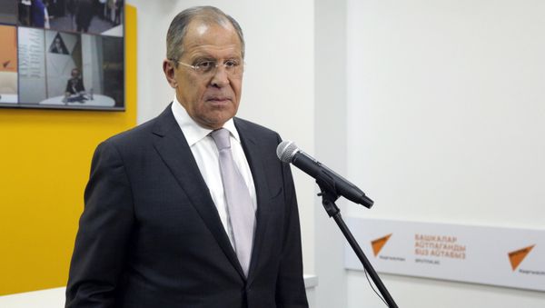 Глава МИД РФ С. Лавров принял участие в церемонии открытия редакционного центра Sputnik Кыргызстан в Бишкеке - Sputnik Азербайджан