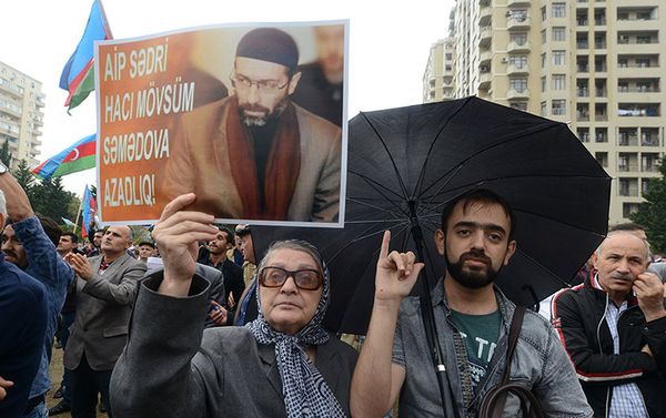 Участники митинга, организованного Национальным советом Участники митинга, организованного Национальным советом - Sputnik Азербайджан