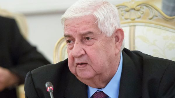 Министр иностранных дел Сирии Валид Муаллем. Архивное фото - Sputnik Азербайджан