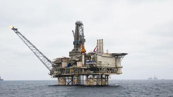 Газовое месторождение Гюнешли, архивное фото - Sputnik Азербайджан