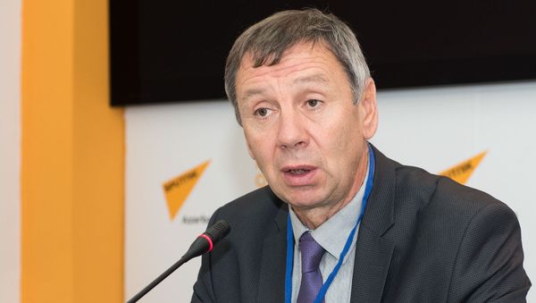 Член Общественной палаты РФ, политолог Сергей Марков в Мультимедийном пресс-центре Sputnik Азербайджан - Sputnik Азербайджан