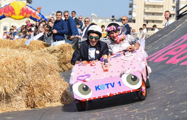 Гонки на мыльницах в центре Баку – соревнования Red Bull Soapbox - Sputnik Азербайджан