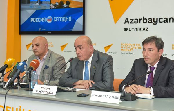 Видеомост Баку - Москва - Ереван - Sputnik Азербайджан