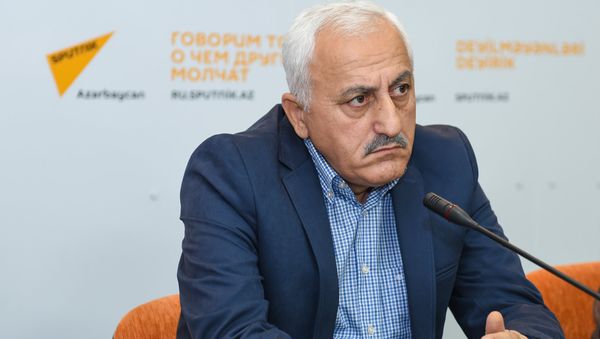 Глава Центра регионального развития АР Чингиз Исмаилов в Мультимедийном пресс-центре Sputnik Азербайджан  - Sputnik Азербайджан