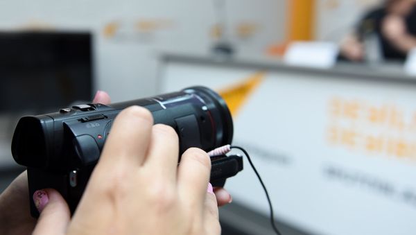 Мероприятие в Мультимедийном пресс-центре Sputnik Азербайджан, фото из архива - Sputnik Азербайджан