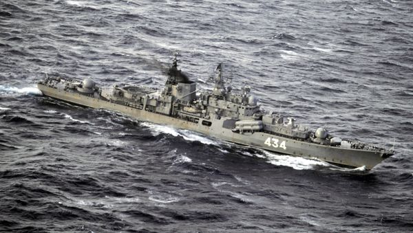 Большой противолодочный корабль Североморск - Sputnik Азербайджан