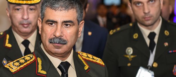 Министр обороны Закир Гасанов, фото из архива - Sputnik Азербайджан