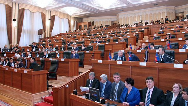 Заседание Парламента Кыргызстана, архивное фото - Sputnik Азербайджан