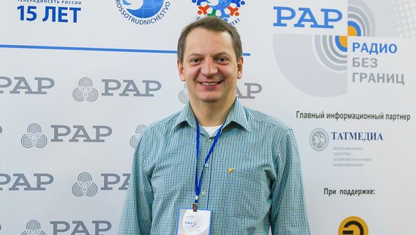 Руководитель радиовещания на русском языке международного информационного агентства и радио Sputnik Алексей Орлов - Sputnik Азербайджан