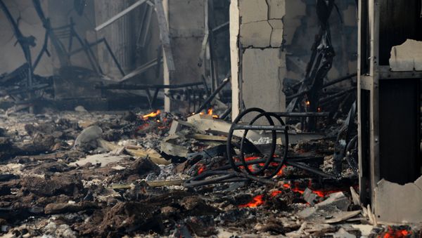 Пожар в кафе, архивное фото - Sputnik Азербайджан