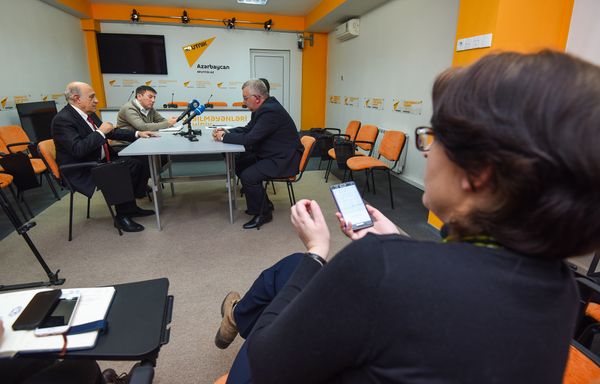 Заседание Клуба политологов Южный Кавказ в Мультимедийном пресс-центре Sputnik Азербайджан - Sputnik Азербайджан