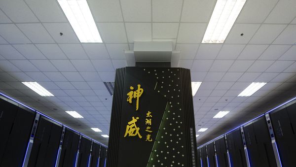 Китайский суперкомпьютер Sunway TaihuLight, фото из архива - Sputnik Азербайджан