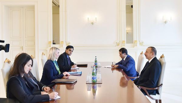 Ильхам Алиев принял заместителя помощника государственного секретаря США по вопросам Европы и Евразии - Sputnik Азербайджан