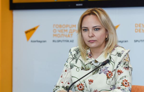 Видеомост Баку-Минск-Астана-Кишинев на тему “Проблемы мультикультурализма на постсоветском пространстве” в Мультимедийном пресс-центре Sputnik Азербайджан - Sputnik Азербайджан
