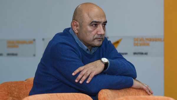 Видеомост Баку-Минск-Астана-Кишинев на тему “Проблемы мультикультурализма на постсоветском пространстве” в Мультимедийном пресс-центре Sputnik Азербайджан - Sputnik Азербайджан