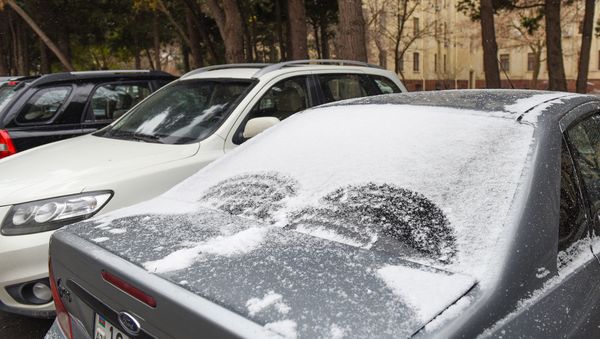 Снег в Баку, фото из архива - Sputnik Азербайджан