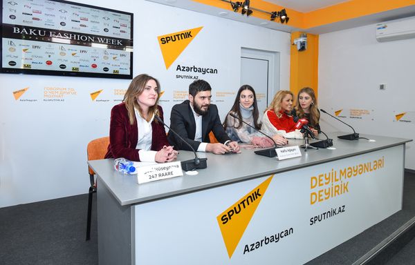Пресс-конференция на тему Подготовка к проведению конкурса Baku Fashion Week в Мультимедийном пресс-центре Sputnik Азербайджан - Sputnik Азербайджан