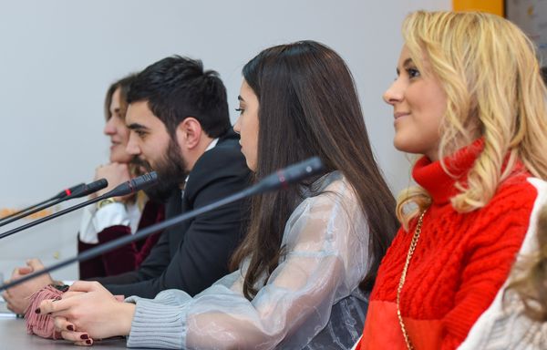 Пресс-конференция на тему Подготовка к проведению конкурса Baku Fashion Week в Мультимедийном пресс-центре Sputnik Азербайджан - Sputnik Азербайджан