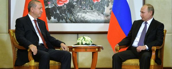 Президент РФ Владимир Путин и президент Турции Реджеп Тайип Эрдоган, фото из архива - Sputnik Азербайджан