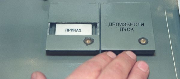 Кнопка запуска ядерного оружия,20 марта 1992 год, фото из архива - Sputnik Азербайджан