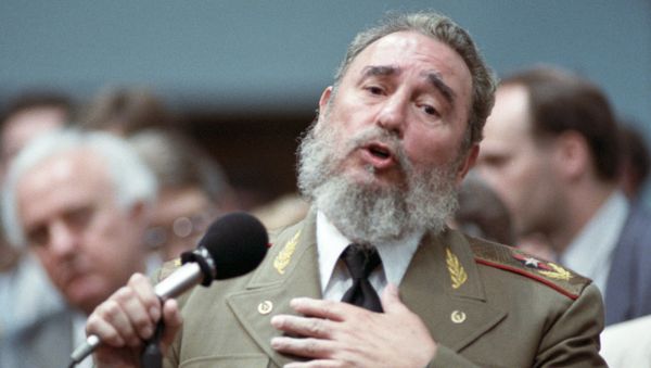 Фидель Кастро, фото из архива - Sputnik Азербайджан