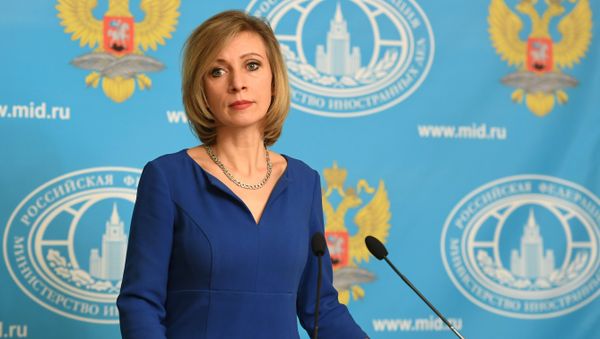 Брифинг официального представителя МИД России М. Захаровой, фото из архива - Sputnik Азербайджан