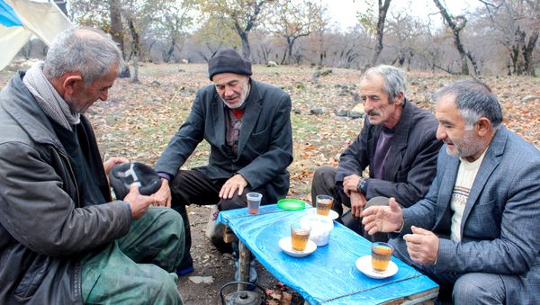Çobanlar günəş, yağış, qar, isti-soyuq bilmədən ömürlərinin böyük hissəsini çöllərdə, dağlarda keçirirlər - Sputnik Азербайджан