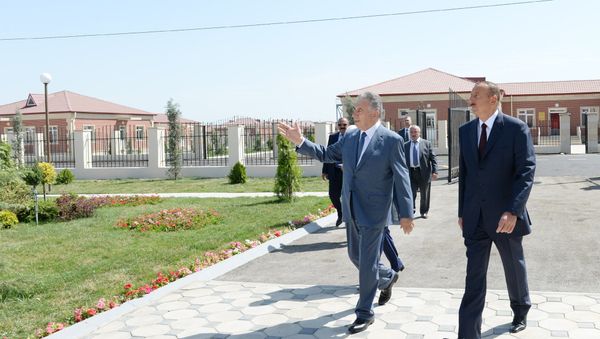Визит Президента Ильхама Алиева в Агдамский район, фото из архива - Sputnik Азербайджан