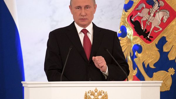 Президент РФ Владимир Путин, фото из архива - Sputnik Азербайджан