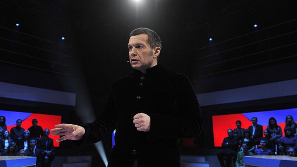 Телеведущий Владимир Соловьев, фото из архива - Sputnik Азербайджан