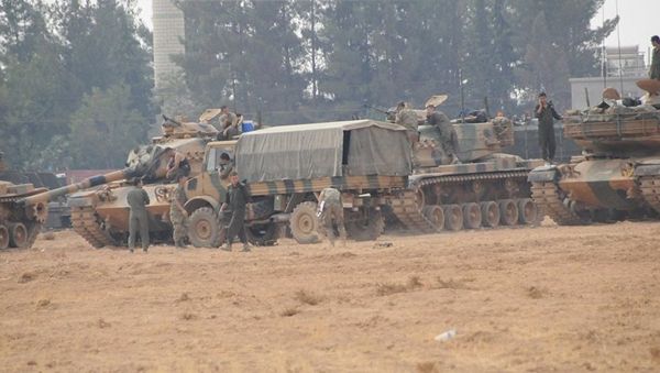 Турецкие солдаты в Сирии - Sputnik Азербайджан