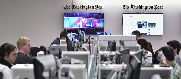 Студия новостей американской газеты The Washoington Post - Sputnik Азербайджан