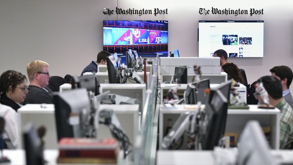 Студия новостей американской газеты The Washoington Post - Sputnik Азербайджан