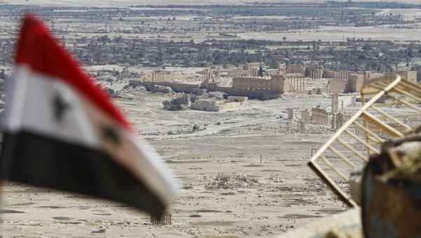 Руины исторической части Пальмиры, фото из архива - Sputnik Азербайджан