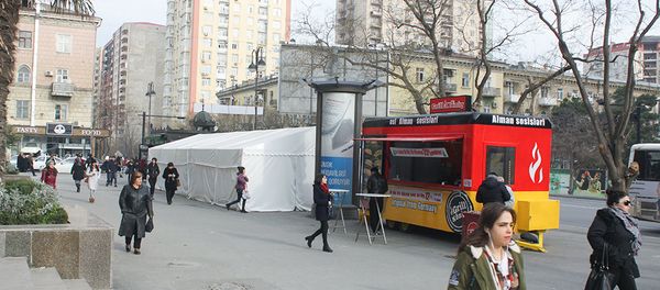 Ярмарочная палатка в Баку - Sputnik Азербайджан