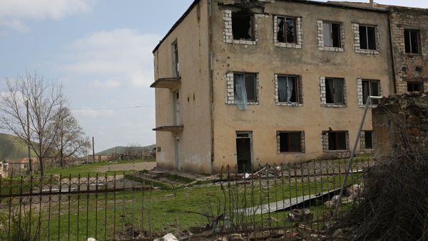 Населенный пункт Талиш в зоне карабахского конфликта - Sputnik Азербайджан
