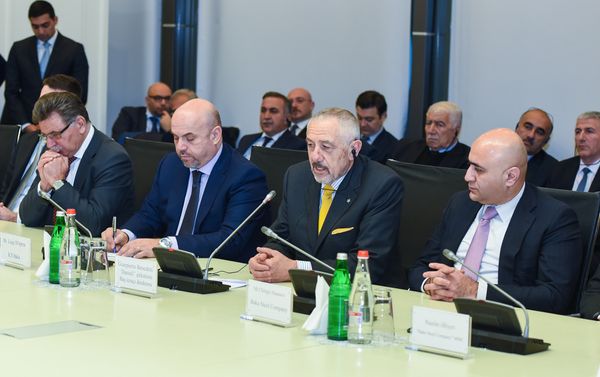 Церемония подписания соглашения по строительству современного металлургического комплекса - Sputnik Азербайджан