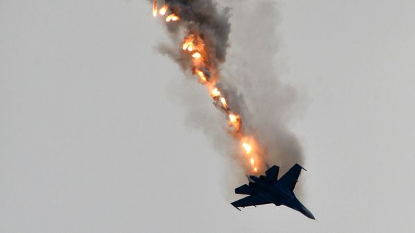 Многоцелевой истребитель Су-27, фото из архива - Sputnik Азербайджан