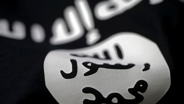 Флаг организации Исламское государство, фото из архива - Sputnik Азербайджан