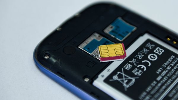 SIM-карта, фото из архива - Sputnik Азербайджан