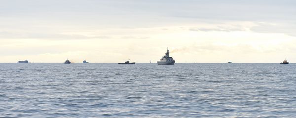 Корабли в Каспийском море, фото из архива - Sputnik Азербайджан