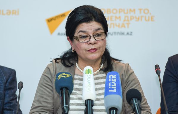 Представитель Министерства образования АР, Государственного экзаменационного центра АР Афига Батыева - Sputnik Азербайджан