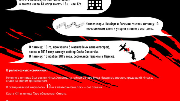 Почему именно пятница 13-ое - Sputnik Азербайджан