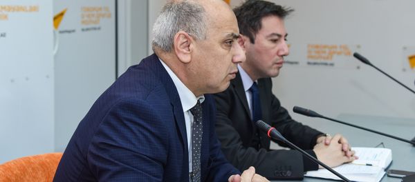 Пресс-конференция на тему Решение социальных проблем лиц, пострадавших в результате событий 20 января 1990 года  - Sputnik Азербайджан